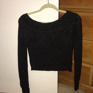 Off the shoulder sweater
